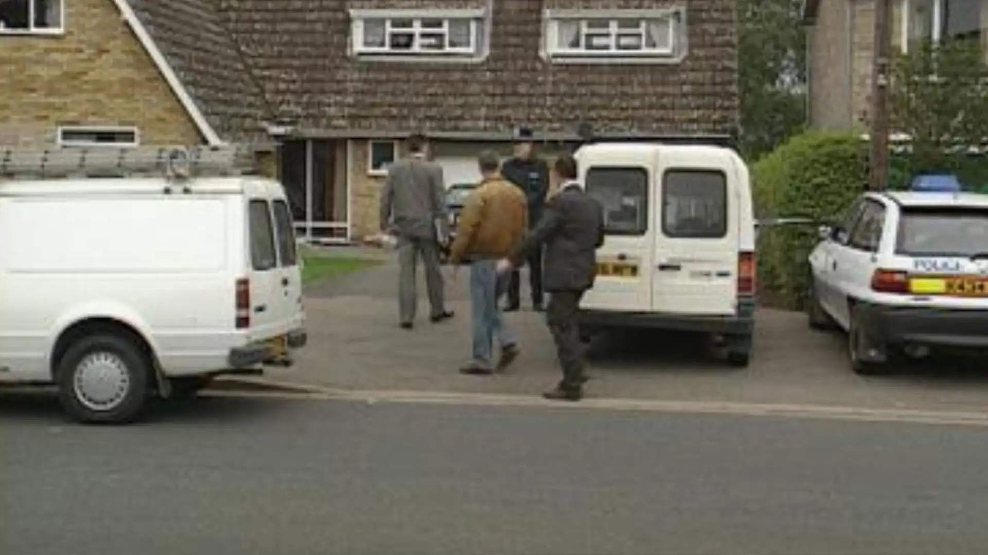 Police outside Julie Pacey’s house